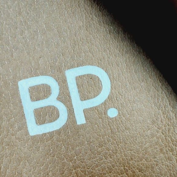 Bp Brynne Tan Suede Block Heel Pointy Toe Ankle Booties K61 - Picture 9 of 11